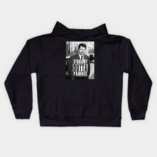 Straight Outta Pawnee Kids Hoodie